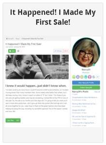 Learn Earn Wealthy Affiliate It Happened. I Made My First Sale