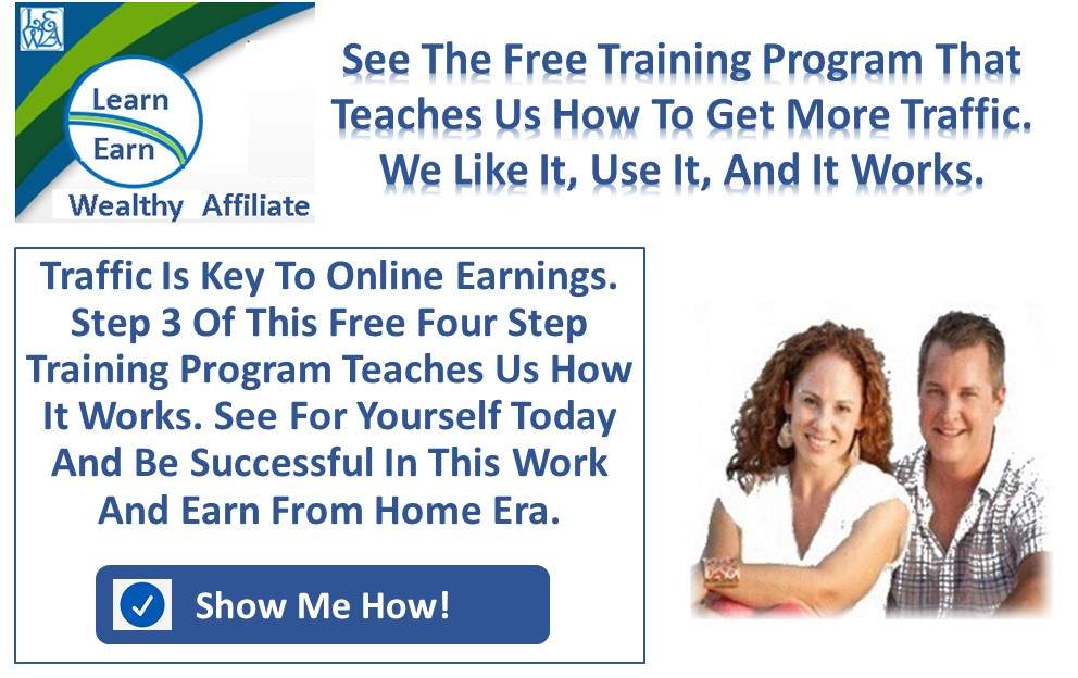 Learn Earn Wealthy Affiliate See The Free Training Program To Get Traffic .